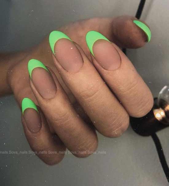 Néon vert vif français