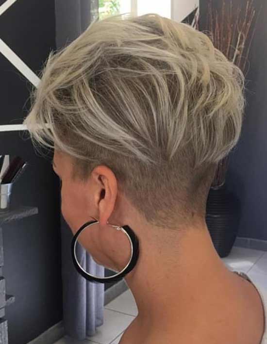 Coupes de cheveux au whisky rasé