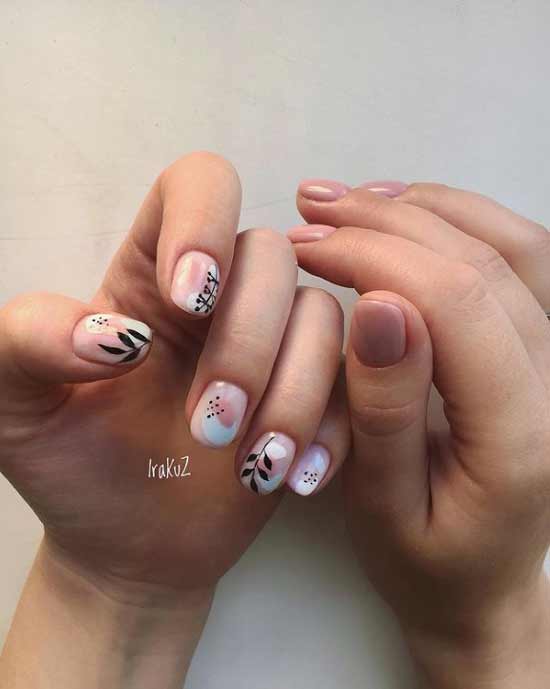 Manucure de printemps délicate