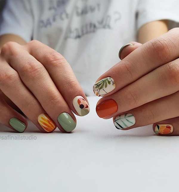 Photo de manucure d'été nouvelle conception des tendances de la mode