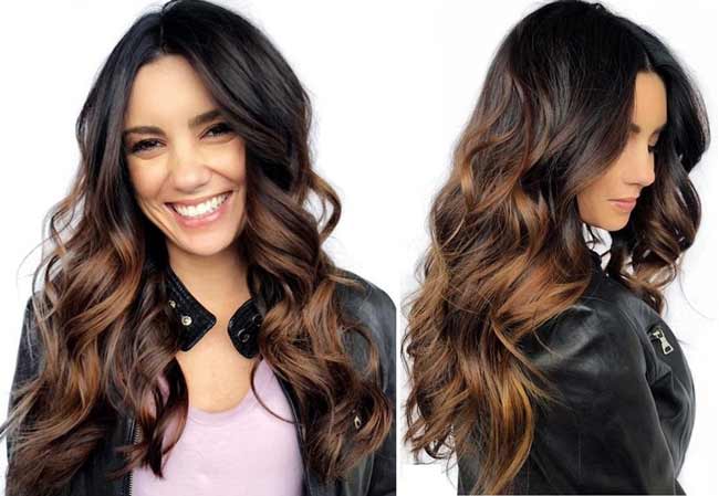 Coupe de cheveux pour cheveux foncés