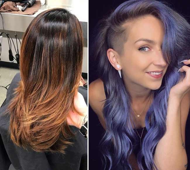 Coupe de cheveux shag