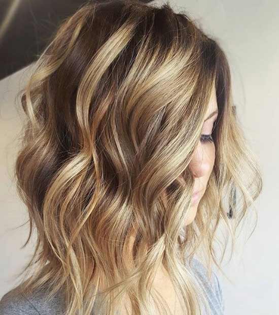 Longueur d'épaule en cascade