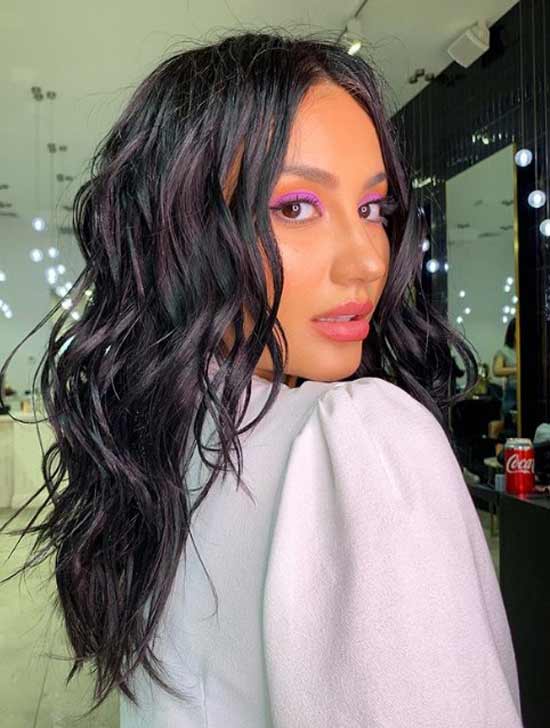 Coupe de cheveux brune