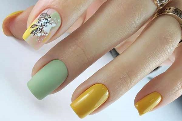 Ongles de couleur menthe conçoit la manucure 2026