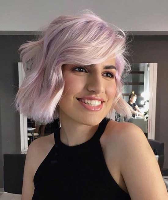 Couleur de cheveux pastel