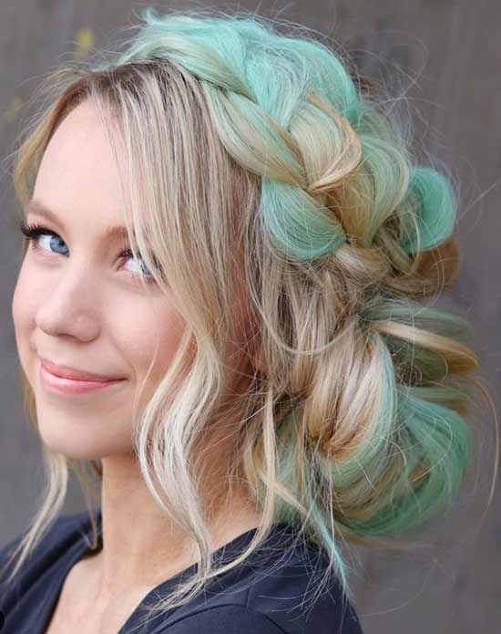 Couleur de cheveux vert pastel 2026