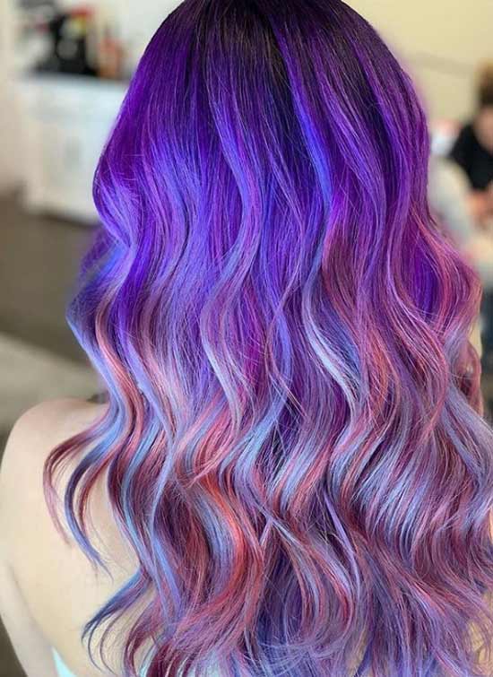 Coloration des cheveux à la mode