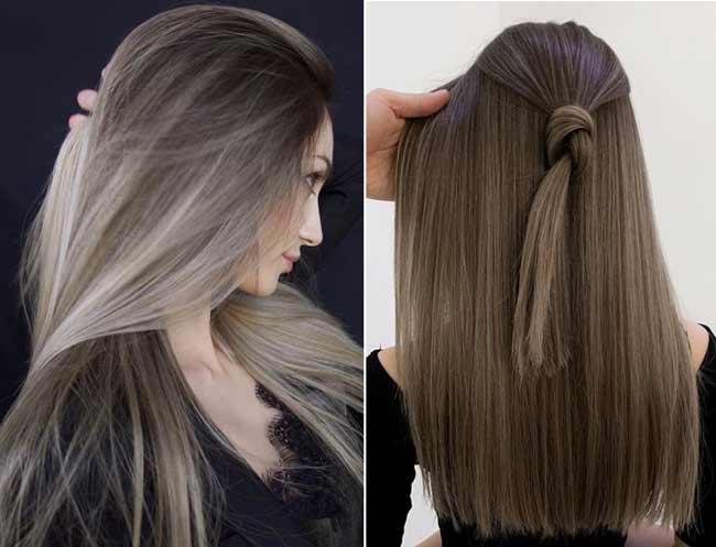 Teinture bronde grise