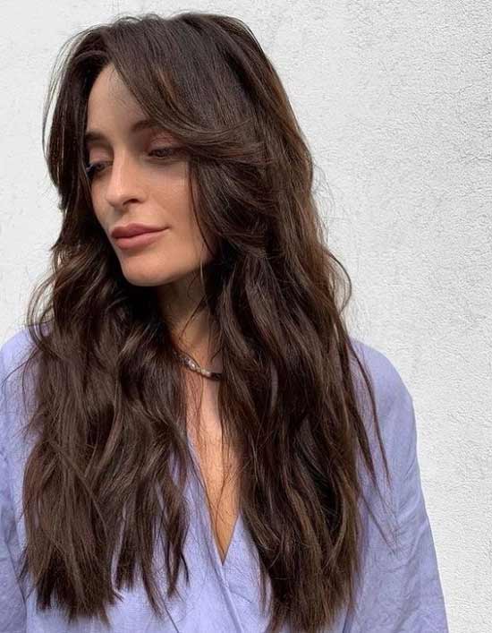 Cascade et frange étendue