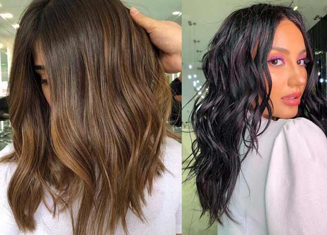 Coupes de cheveux longues en couches