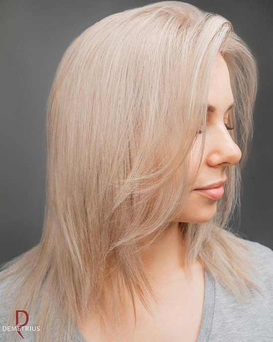 Coupes de cheveux photo en double cascade pour cheveux longs