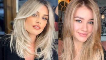 Coupe de cheveux et coloration en cascade