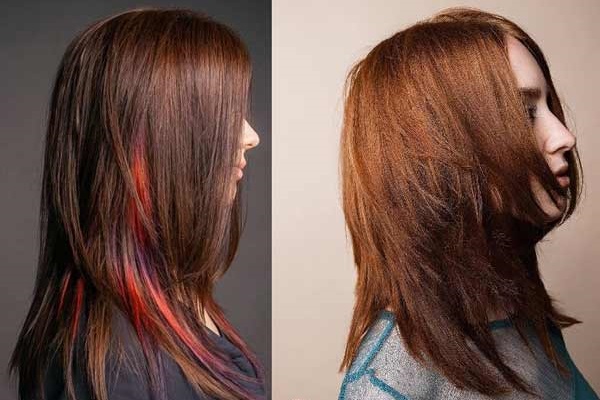 Longues coupes de cheveux en cascade à la mode et belles