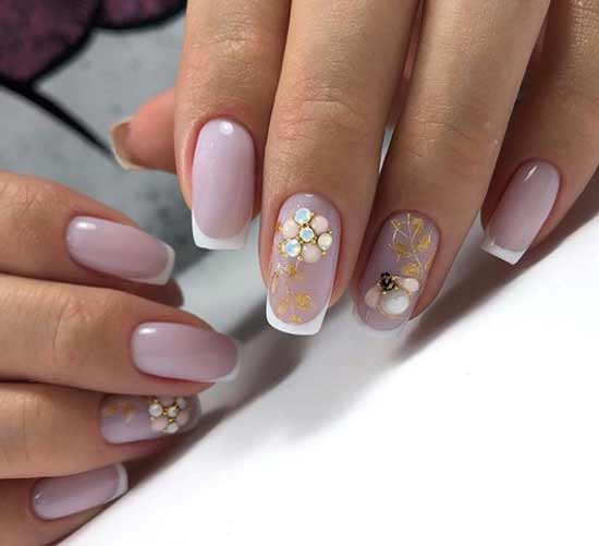 Veste printanière au décor volumineux