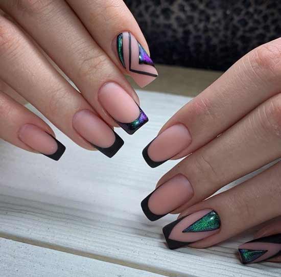 Veste géométrique noire