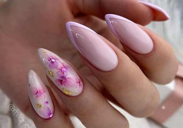 Conception d'ongles pointus