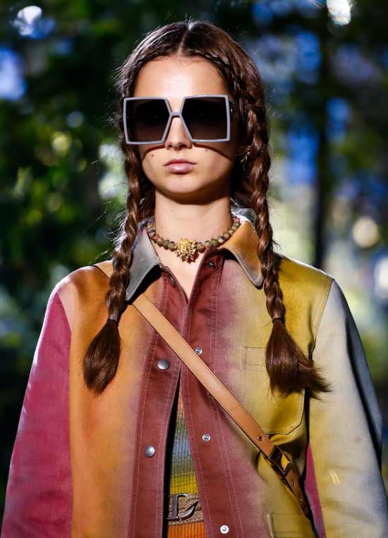 Style de tresses à la mode