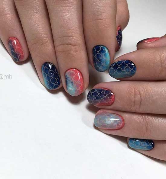 Belle manucure courte