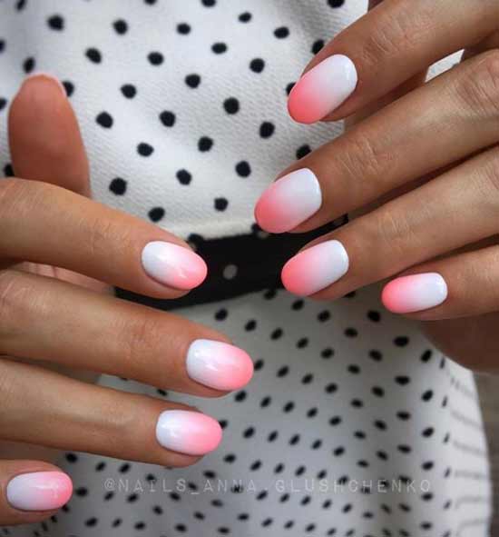 Dégradé sur les ongles