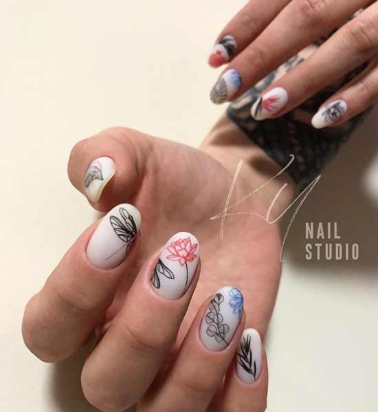 Manucure ongles courts