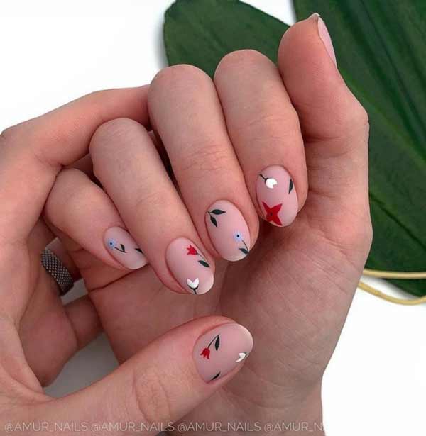 Fleurs dans le style du minimalisme