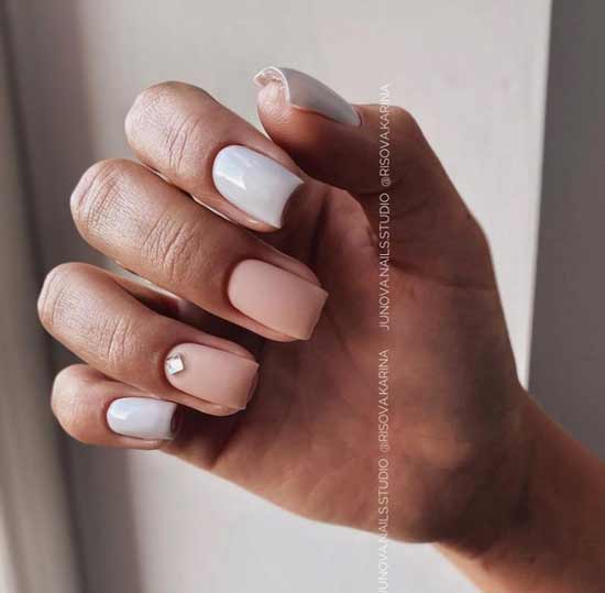 Manucure blanche 2026 : photo-design d'ongles, 100 belles nouveautés