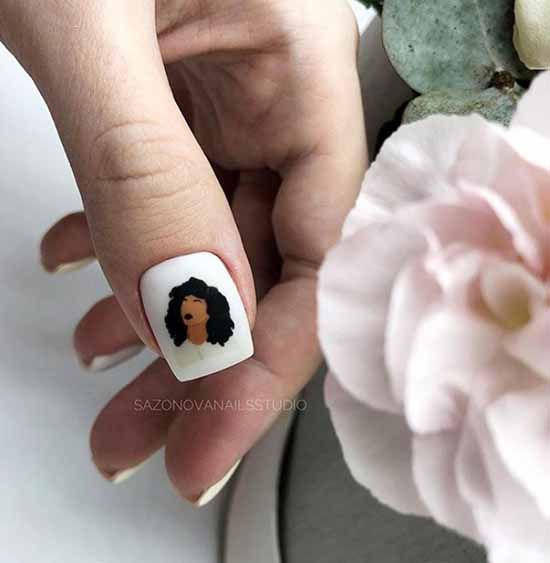 Manucure blanche 2026 : photo-design d'ongles, 100 belles nouveautés
