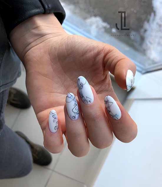 Manucure blanche 2026 : photo-design d'ongles, 100 belles nouveautés