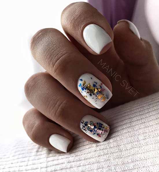 Manucure blanche 2026 : photo-design d'ongles, 100 belles nouveautés