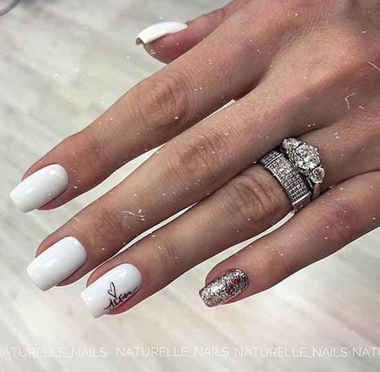 Manucure blanche 2026 : photo-design d'ongles, 100 belles nouveautés