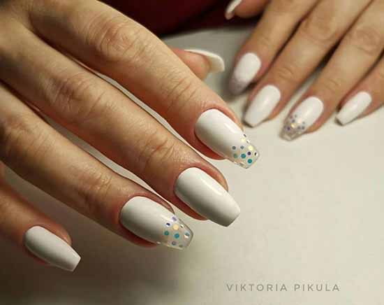 Manucure blanche 2026 : photo-design d'ongles, 100 belles nouveautés