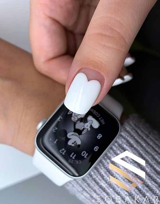 Manucure blanche 2026 : photo-design d'ongles, 100 belles nouveautés