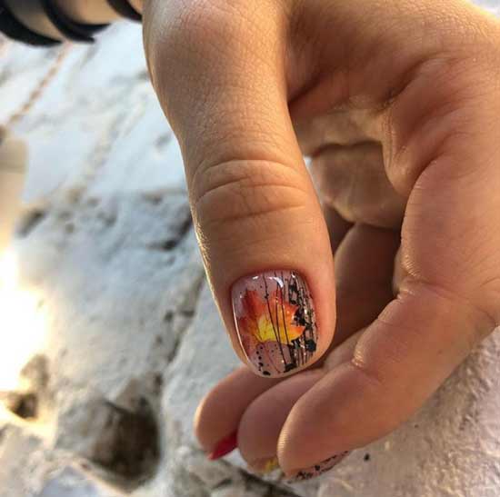 Autocollants à ongles thème automne