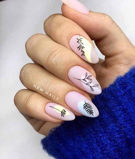 Création d'ongles avec stickers : 100 photos, nouveautés, idées mode