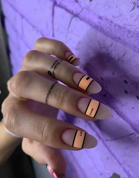 Création d'ongles avec stickers : 100 photos, nouveautés, idées mode