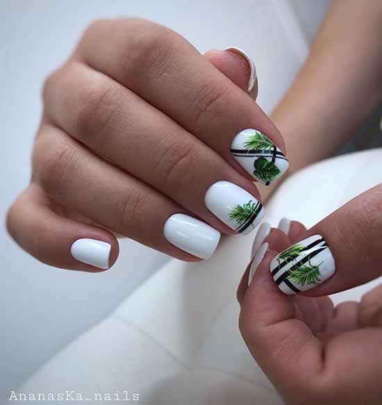 Création d'ongles avec stickers : 100 photos, nouveautés, idées mode