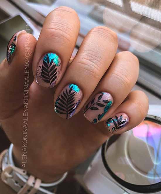 Création d'ongles avec stickers : 100 photos, nouveautés, idées mode