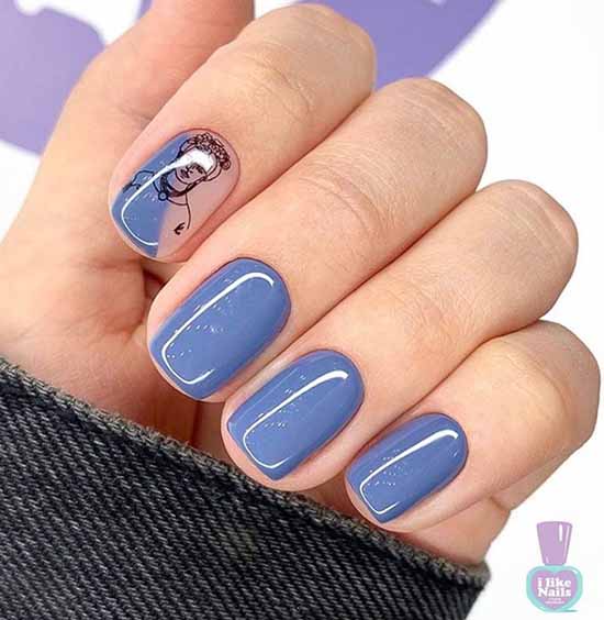 Création d'ongles avec stickers : 100 photos, nouveautés, idées mode