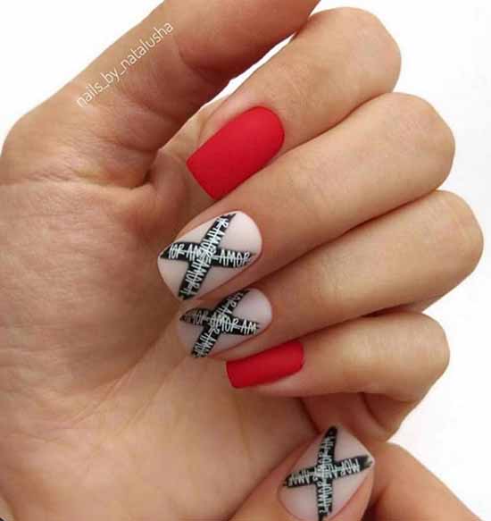 Création d'ongles avec stickers : 100 photos, nouveautés, idées mode