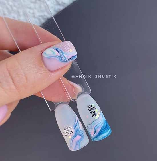 Création d'ongles avec stickers : 100 photos, nouveautés, idées mode