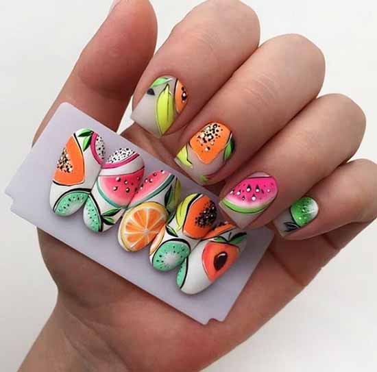 Création d'ongles avec stickers : 100 photos, nouveautés, idées mode