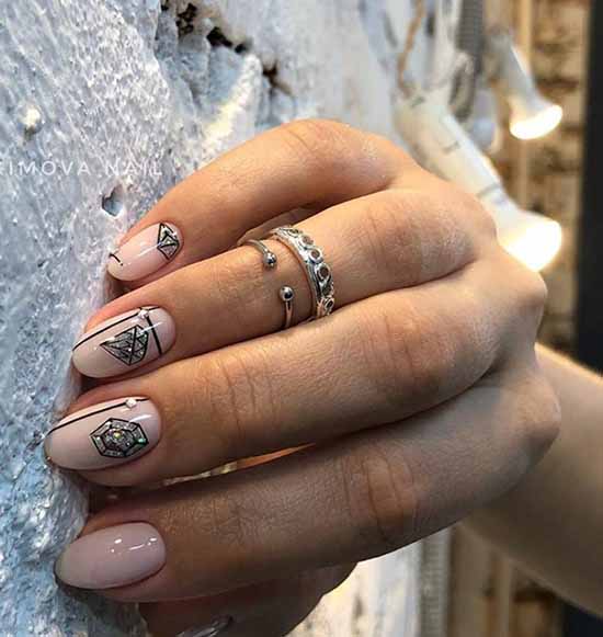 Création d'ongles avec stickers : 100 photos, nouveautés, idées mode