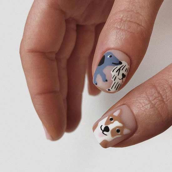 Nail art dessin à la main