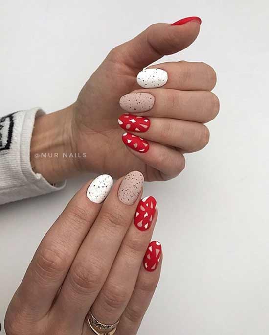 Conception d'ongles mats