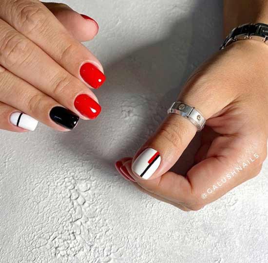 Conception d'ongles à la mode