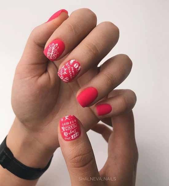 Manucure rouge et blanche : 100 idées de photos, nouveaux designs