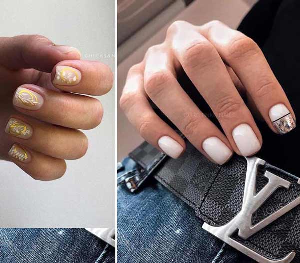 Dessins d'ongles de mariage