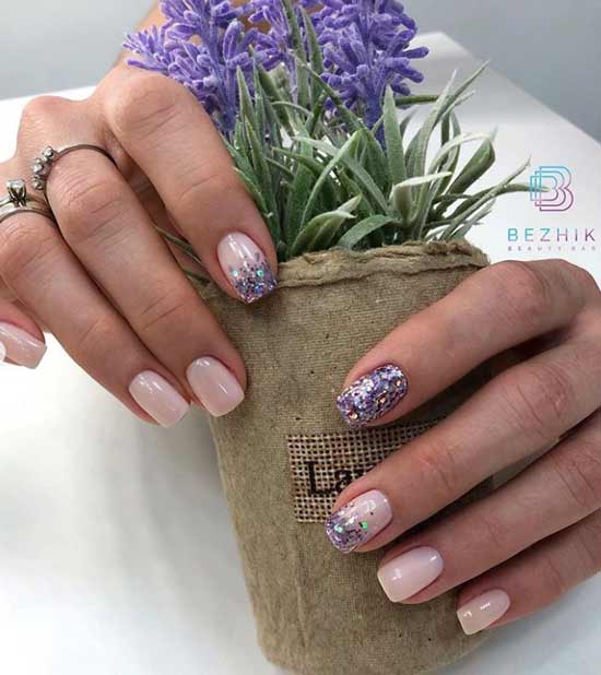 Paillettes dégradées