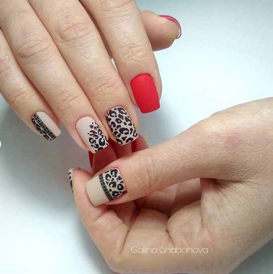 Manucure beige avec noir: 105 photos avec le plus beau design